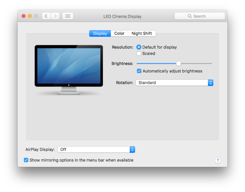 How To Control Brightness For Attached Monitor Mac